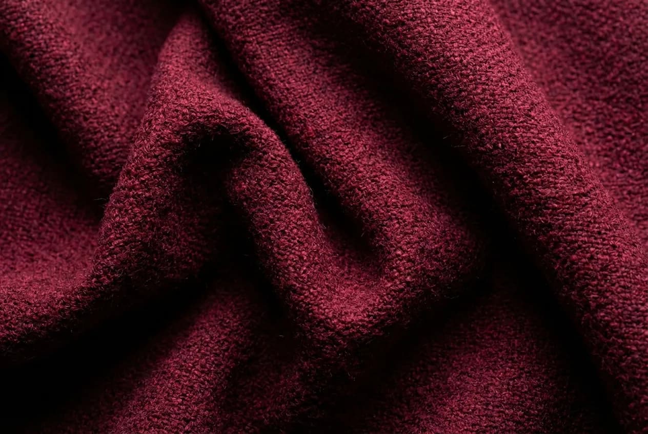 Avis Rideau Anti Bruit : Efficacité et Test Comparatif 2024 Gros plan sur la texture épaisse et le tissage d'un rideau acoustique performant