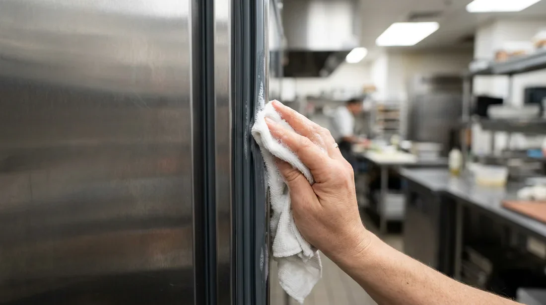 Entretien des joints pour éviter le givre Nettoyage du joint de porte de réfrigérateur