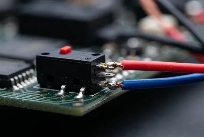 Gros plan sur le capteur électronique d'un Cookeo