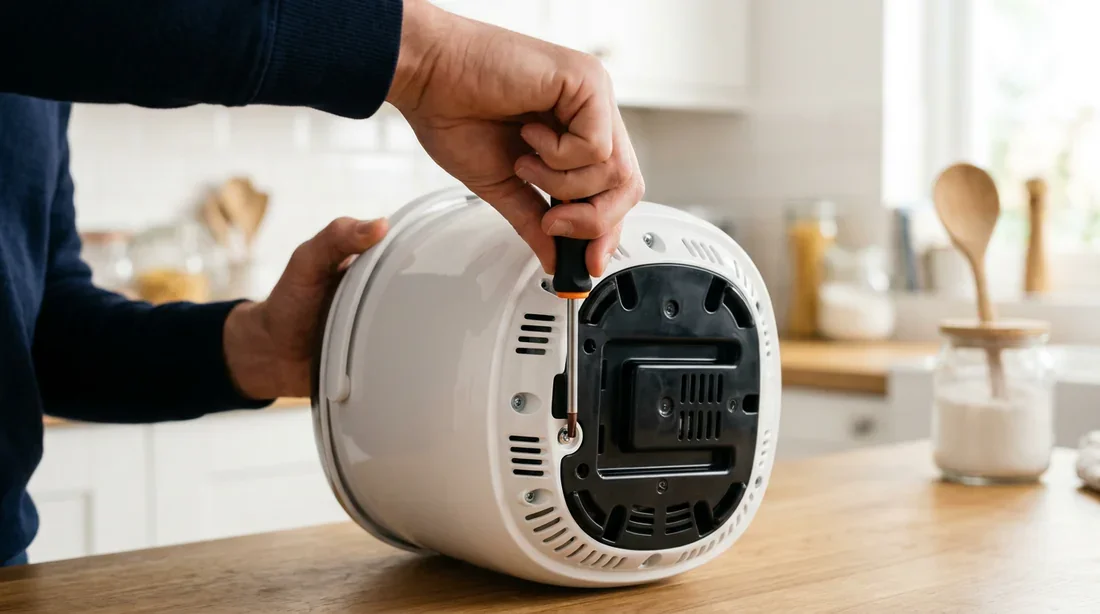 Démontage boitier Cookeo Utilisation d'un tournevis Torx pour démonter un Cookeo