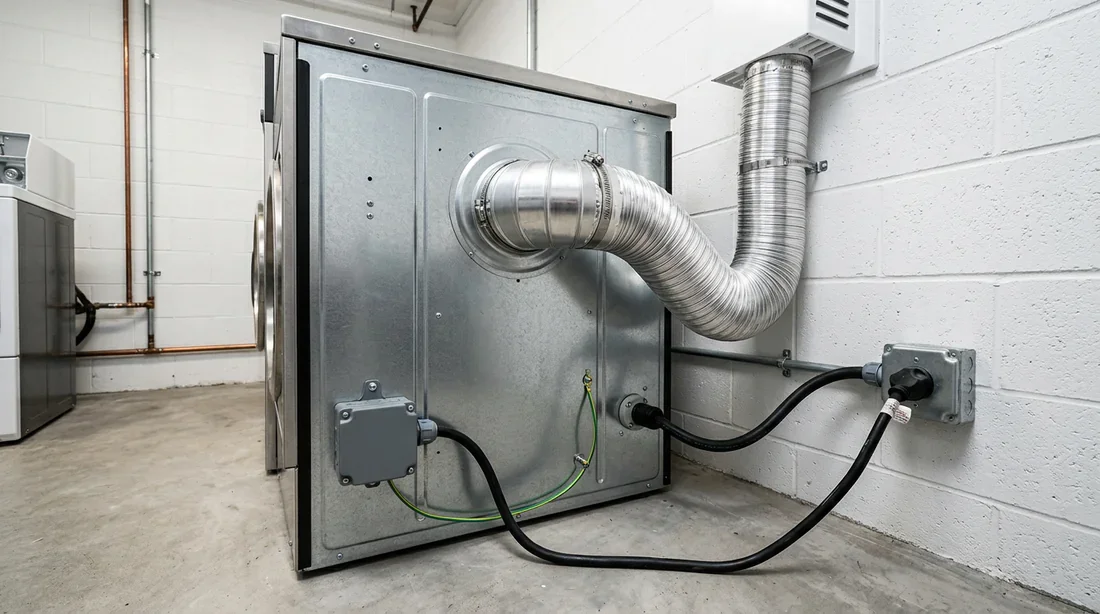 Vérification des conduits de ventilation du sèche-linge