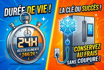 Miniature YouTube : Temps de stabilisation d'un frigo 24h
