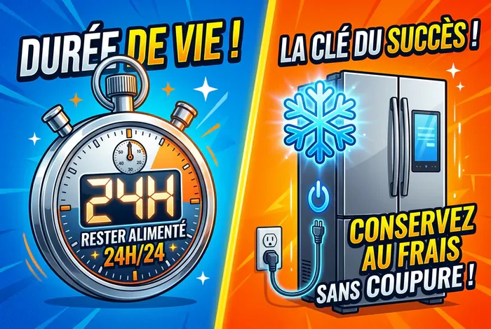 Combien de temps un frigo met à refroidir : Le guide complet - Frigo neuf : combien de temps attendre avant de le remplir ? - Votre frigo met trop de temps à refroidir ? Voici la solution Miniature YouTube : Temps de stabilisation d'un frigo 24h