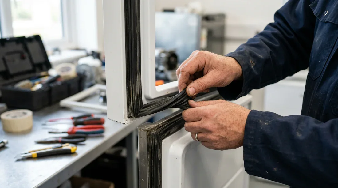 Vérification du joint de congélateur Inspection du joint de porte d'un congélateur Hotpoint