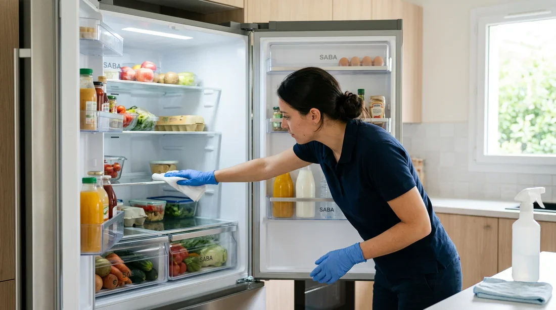 Entretien de votre appareil Saba Nettoyage et entretien de l'intérieur d'un réfrigérateur Saba