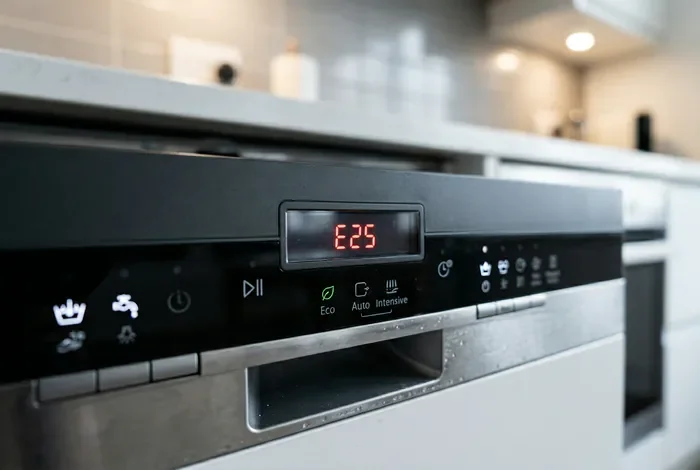 Lave-vaisselle Siemens erreur E25 : Guide de réparation - Erreur E25 Siemens : Le guide ultime pour la réparer - Erreur E25 sur Siemens : Comment réparer votre lave-vaisselle ? Code erreur E25 sur bandeau Siemens