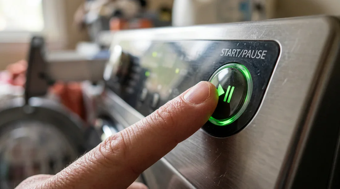 Réinitialiser la machine à laver Indesit Procédure de réinitialisation du lave-linge Indesit via le bouton départ.