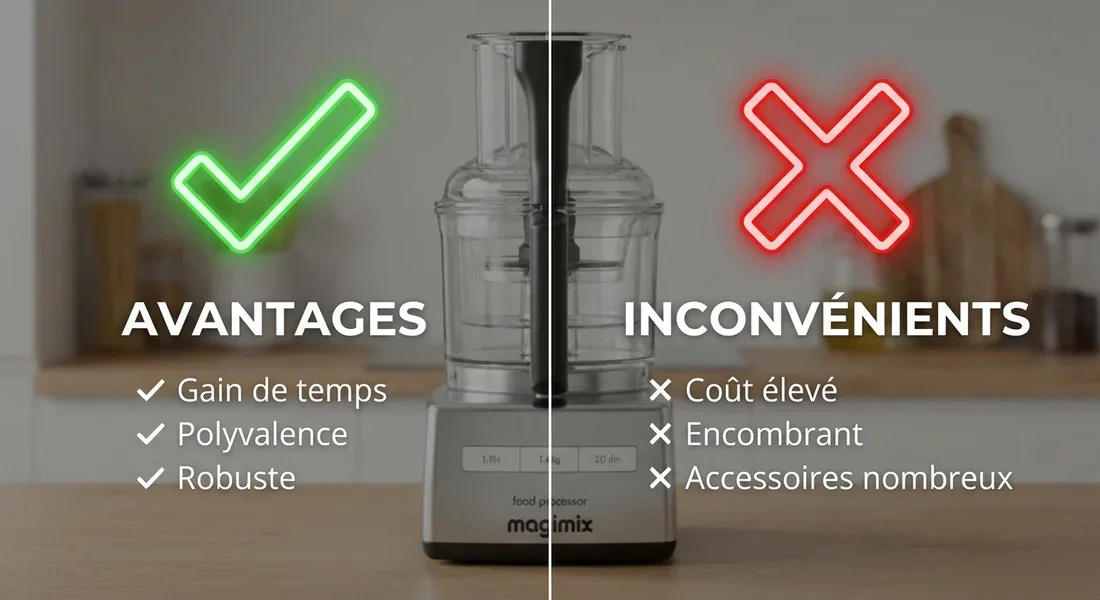 Comparatif des points forts et points faibles du robot Magimix.