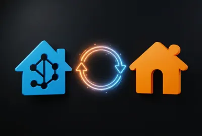 Icône de synchronisation entre Home Assistant et Netatmo