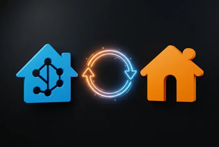 Icône de synchronisation entre Home Assistant et Netatmo
