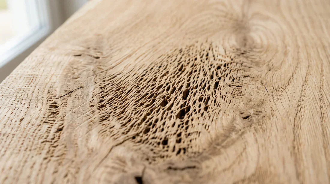 La structure du bois massif Texture détaillée du bois de chêne massif