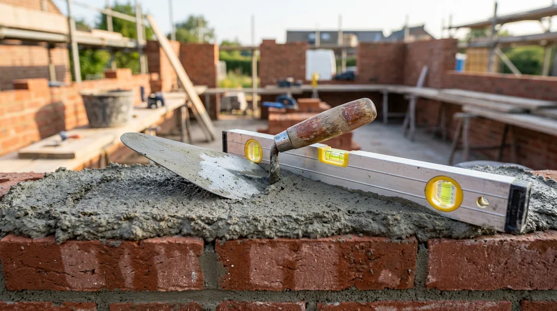 Outils de maçonnerie pour la pose de mortier