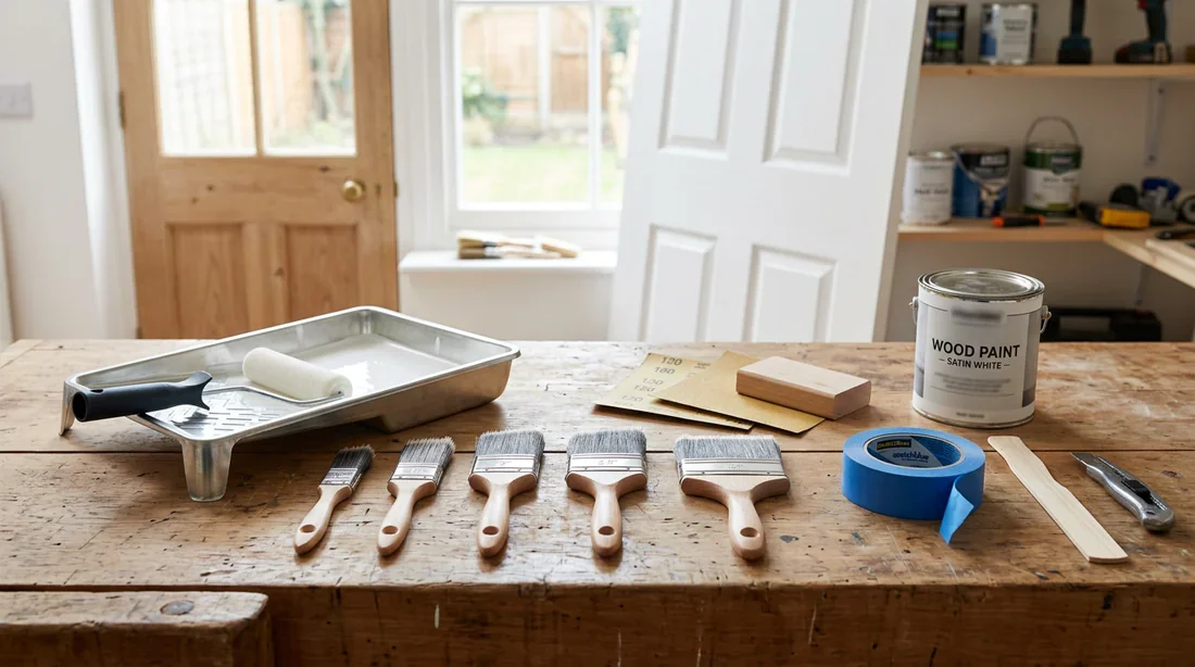 Matériel nécessaire pour peindre une porte