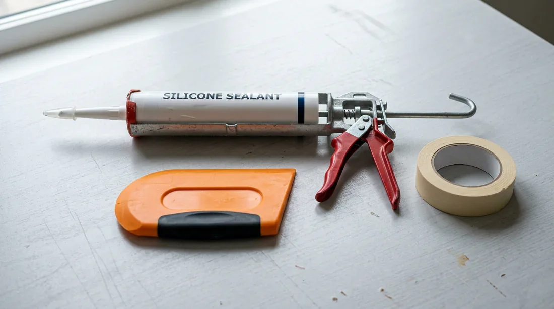 Matériel et outils nécessaires pour faire les joints d'étanchéité Dumawall