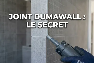 Zoom sur la réalisation d'un joint de silicone parfait sur panneau Dumawall