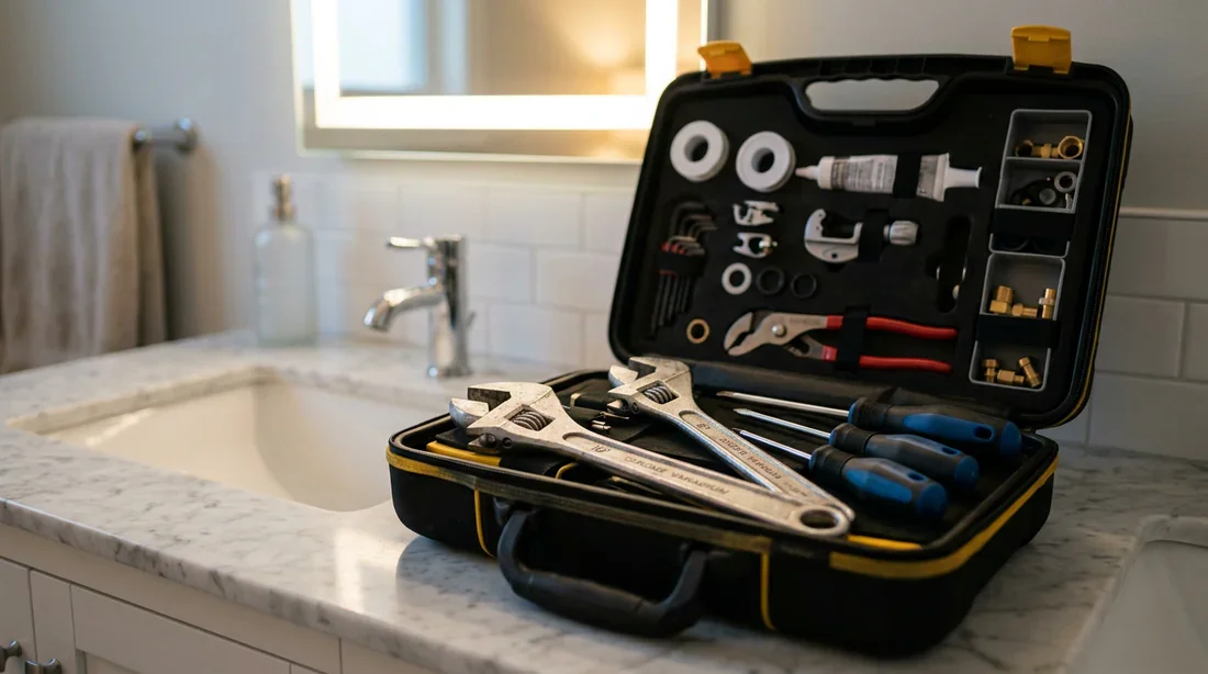 Outils nécessaires pour la réparation d'un WC