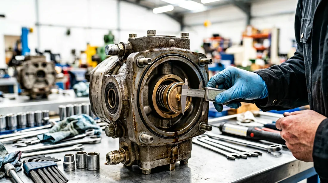 Vérification du clapet anti-retour d'une pompe