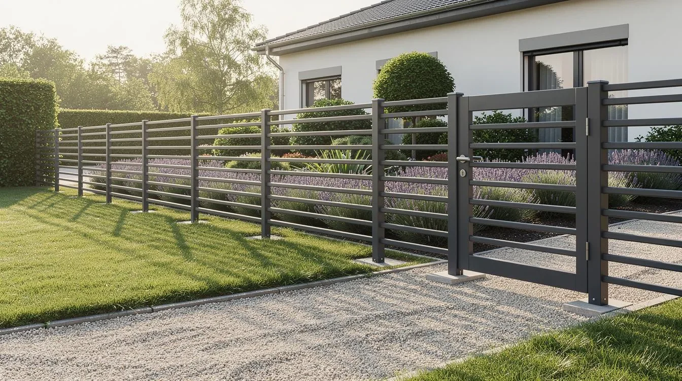 Clôture aluminium : la solution durable et esthétique pour délimiter votre jardin Clôture aluminium : la solution durable et esthétique pour délimiter votre jardin