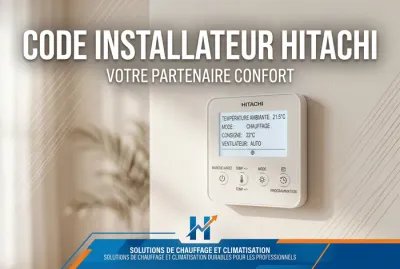 Miniature représentant le code installateur pour pompe à chaleur Hitachi