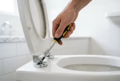 Remplacement d'un abattant WC