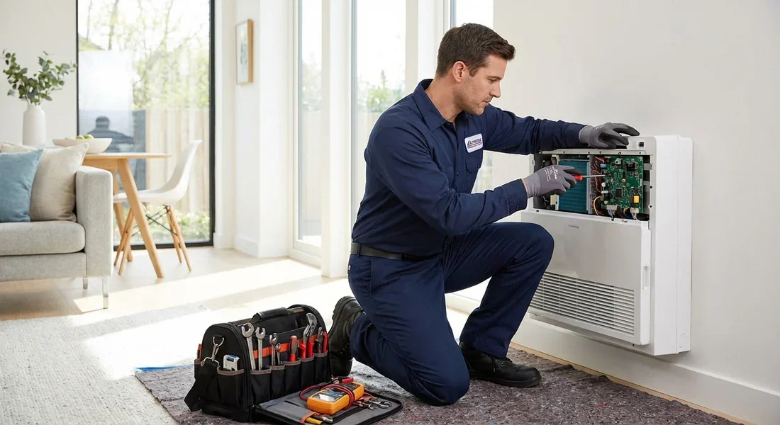 Installation et maintenance PAC Entretien professionnel d'une pompe à chaleur intérieure