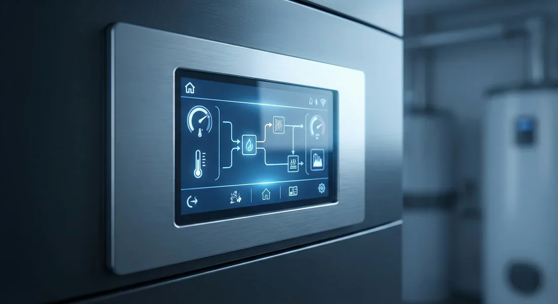 Technologie de régulation Chappée Interface de contrôle numérique d'une pompe à chaleur Chappée