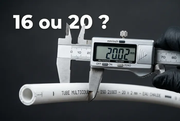 Radiateur multicouche 16 ou 20 : Le guide - 16 ou 20mm pour votre radiateur ? Voici le calcul - Quel diamètre multicouche choisir pour votre radiateur ? Comment choisir entre tube multicouche de 16 ou 20 mm