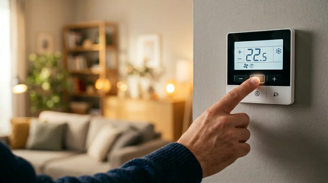 Ajustement de la température thermostat Hitachi Réglage manuel de la température sur thermostat Hitachi