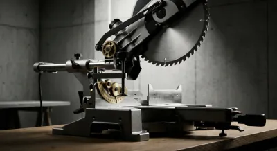 Scie à onglet manuelle professionnelle avec guide d'angle.